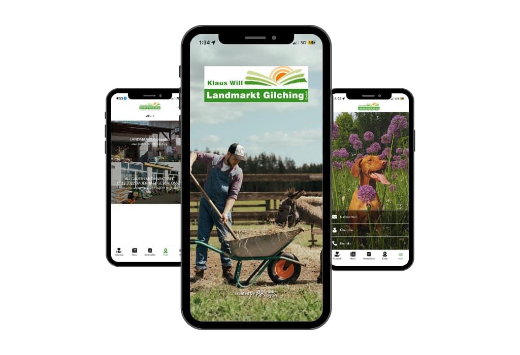 Landmarkt Gilching App-Screenshot
